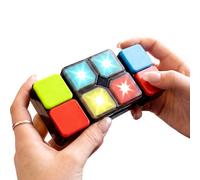 The Magic Toy Shop Magic Cube Game Electronic Handheld Puzzle Colours Lights Music Turn Slide Match