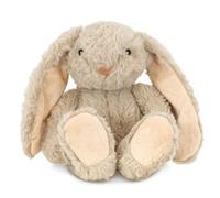 The Magic Toy Shop Plush Super Soft Rabbit Cuddly Toy Seated Beige Bunny Stuffed Pet Farm Animal Easter Bunny Toy