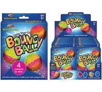 The Magic Toy Shop Set of 12 Make Your Own Bouncy Ball Kids Art Craft Set Party Bag Fillers Toys