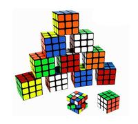 The Magic Toy Shop Set Of 12 Puzzle Cubes Brain Teasers Speed Cube Party Bag Fillers Adults Kids