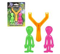 The Magic Toy Shop Super Soft Stretchy Sticky Alien Slingshot For Kids Elastic Alien Catapult