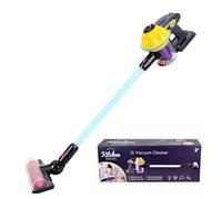 The Magic Toy Shop Toy Hoover - 4-in-1 Upright Handheld Vacuum Cleaner, Sounds, Bouncing Balls - Toddler Educational Role Play, Children's Cleaning Set Games