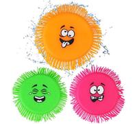 The Magic Toy Shop Water Absorbing Flying Disc Frisbee Toy - Soft Silicone, Floats on Water, Soaks Targets - Fun for Kids and Adults, Suitable for Summer, Swimming Pool and Beach Games