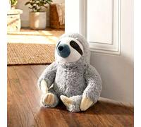 The Magic Toy Shop Weighted Door Stop Animal - Novelty Fabric Sloth Floor Stopper with Sand Filling - Decorative Door Holder for Wood, Carpet, Home Bedroom & Living Room