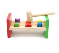 The Magic Toy Shop Wooden Hammer Workbench Early Educational Game Toy Pounding Development Playset