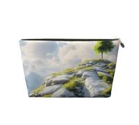 The Magic Tree Rising Toiletry Bag, Leather Travel Makeup Case