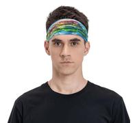The Magical Castle Unisex Sports Sweatband Headband, Breathable and Moisture, Suitable Running Cycling Yoga Waiting for Sports.