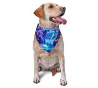 The Magical Mushroom Forest Glows Printed Graphic Pet Triangle Scarf For Dogs & Cats, Adjustable Cute Pet Bandana For & Photo Shoots