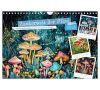 The magical world of mushrooms - imaginative mushrooms in the enchanted forest UK-Version (Wall Calendar 2026 DIN A4 Landscape), CALVENDO 12 Month Wall Calendar