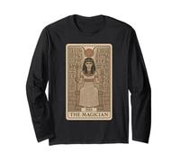 The Magician Isis Egyptian Goddess Tarot Card Long Sleeve T-Shirt