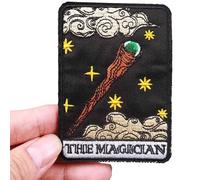 The Magician Tarot Card Fortune Telling 3.6" Iron On Embroidered Thermoadhesive Patch for Clothing
