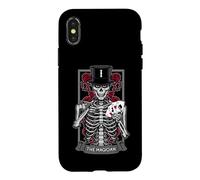 The Magician Tarot Card Gothic Skull Halloween Astrology Case for iPhone X/XS