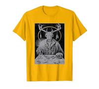The Magician Tarot Card T-Shirt, Men, Golden Yellow, XX-Large