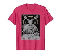 The Magician Tarot Card T-Shirt, Men, Red Heather, 3X-Large