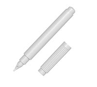The Magnet Shop TMS White Chalk Pen with Ultra-Fine Tip for Chalkboard | Dry Wipe Liquid Chalk Pen for Blackboards, Windows and Glass Jars | Non-Toxic [0.7mm nib]