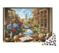 The Magnificent Castle Castle Cute And Fun Hard to Difficult Classic Puzzle Game Beautifully Decorated Puzzles 300pcs (40x28cm)