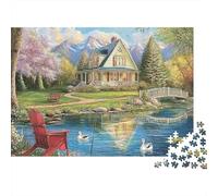 The Magnificent Castle Castle Extremely Difficult, Very Hard to Complete Jigsaw Puzzle Suitable for Adults 1000pcs (75x50cm)