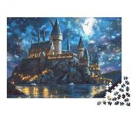 The Magnificent Castle Castle Large Scale Puzzles Suitable for Adults, Children And Teenagers with High Difficulty And Unique Shapes 1000pcs (75x50cm)