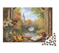 The Magnificent Castle Castle Large Scale Puzzles Suitable for Adults, Children And Teenagers with High Difficulty And Unique Shapes 500pcs (52x38cm)