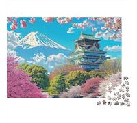 The Magnificent Castle Castle Large Scale Puzzles Suitable for Adults, Children And Teenagers with High Difficulty And Unique Shapes 1000pcs (75x50cm)