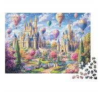 The Magnificent Castle Castle Suitable for Adults And Children Creative Game Extremely Difficult Challenging to Complete 500pcs (52x38cm)