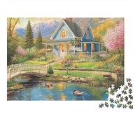 The Magnificent Castle Castle Suitable for Family Entertainment And Educational Puzzle Games Cool And Fun Super Difficult 300pcs (40x28cm)