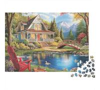 The Magnificent Castle Castle Suitable for Family Entertainment Cute And Fun High Difficulty 500pcs (52x38cm)