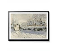 The Magpie by Claude Monet, Impressionist Landscape Poster, Winter Bird Wall Art Print, Countryside Decor Gift, Archival Matte, A5 (Print Only) - 21x14.8cm