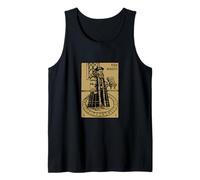 The Magus Tarot Card Magician Wizard Magical Circle Antique Tank Top