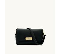 The Maisie Midi Leather Bag Apatchy London Black One Size
