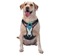 The majestic antelope reflective Oxford unobstructed pet vest, easy to control handle, suitable for small, medium and large dogs