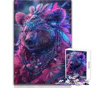 The Majestic Bear 1000 Piece Jigsaws for Teenagers Logical Thinking Development Game Great Gift for Meaningful Moments Size 38x52cm
