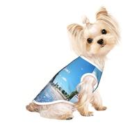 The Majestic Eiffel Tower Cute Dog Clothes,Dog T Shirt for Small Dogs Girl Boy.Pet Pullover Jumper,Cat Clothes,Suitable for Small Pets