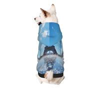 The Majestic Eiffel Tower Dog Hoodie - Soft & Breathable Pet Clothes for Small to Large Dogs, Stylish and Comfortable Dog Clothes