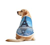 The Majestic Eiffel Tower Pet T-Shirts for Dogs-Dog Clothes for Large and Medium Dogs, Comfortable Dog Shirts, Perfect for Daily Wear