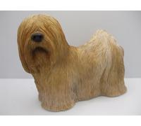 The Majestic Fraser Collection Lhasa Apso Dog Figurine Sculpture Handpainted Height 9cm