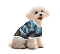 The Majestic Japanese Dragon Dog T-Shirt Clothes Apparel Puppy Vest Pet and Elastic Tank Top Clothing, Dogs Cats Pullovers Cute Breathable Soft Medium