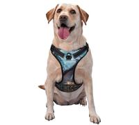 The Majestic Japanese Dragon Premium Dog Harness for Small, Medium, and Large Dogs - Durable, No Pull with Reflective Straps and Quick Release BucklesMedium