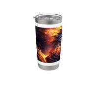 The Majestic Splendor of the Resurrection Phoenix Stainless Steel Insulated Tumbler