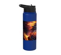 The Majestic Splendor of the Resurrection Phoenix Stainless Steel Insulated Water Bottle