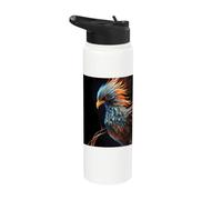 The Majestic Splendor of the Resurrection Phoenix Stainless Steel Insulated Water Bottle