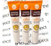 The Make-Up Artist Project 3 Packs Cocoa Butter Lip Therapy Pack for Moisturising and Care of Dry Cracked Lips