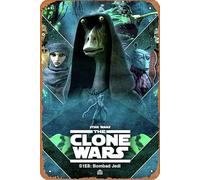 The Making of Bombad Jedi Movie Poster Retro Metal Tin Sign Wall Home Wall Art Metal Tin Sign,cave,bar,Club, Metal Tin Sign 8x12 Inches