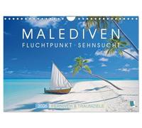 The Maldives: Vanishing Point Longing (Wall Calendar 2026 DIN A4 Landscape), CALVENDO Monthly Calendar: Wanderlust & Dream Destinations: Maldives Group of Islands - Poetry in the Pacific (CALVENDO