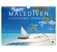 The Maldives: Vanishing point of longing UK-Version (Wall Calendar 2026 DIN A4 Landscape), CALVENDO 12 Month Wall Calendar