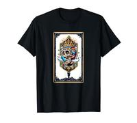 The Male Tarot Card Skeleton King Use Asthma Inhaler T-Shirt