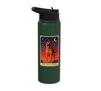 The Malinois Tarot Card Stainless Steel Insulated Water Bottle