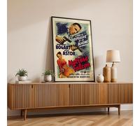 The Maltese Falcon 1941 Framed Movie Poster Print Wall Art Image Home Decor Artworks Framed Movie Poster Different Sizes and Colours
