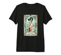 The Mama Retro Mama Floral Mother for Coffee Lovers Premium T-Shirt