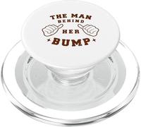 The Man Behind Her Bump tshirt for Baby Announcement PopSockets PopGrip for MagSafe